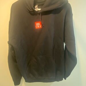 Gildan Black Hoodie Classic Pullover Sweatshirt